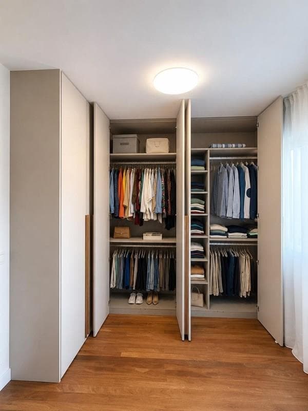 Cómo distribuir un armario o vestidor para aprovechar mejor el espacio