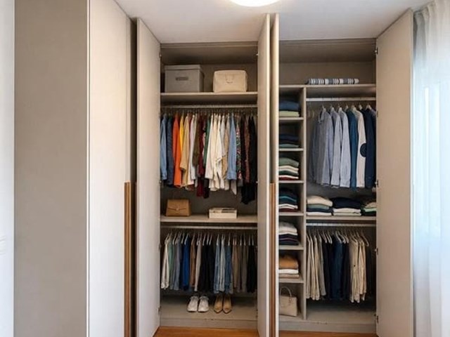 Cómo distribuir un armario o vestidor para aprovechar mejor el espacio