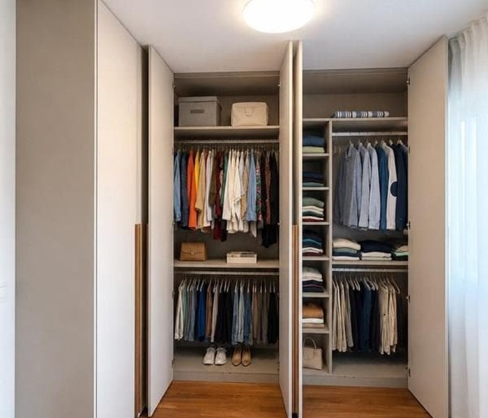 Cómo distribuir un armario o vestidor para aprovechar mejor el espacio