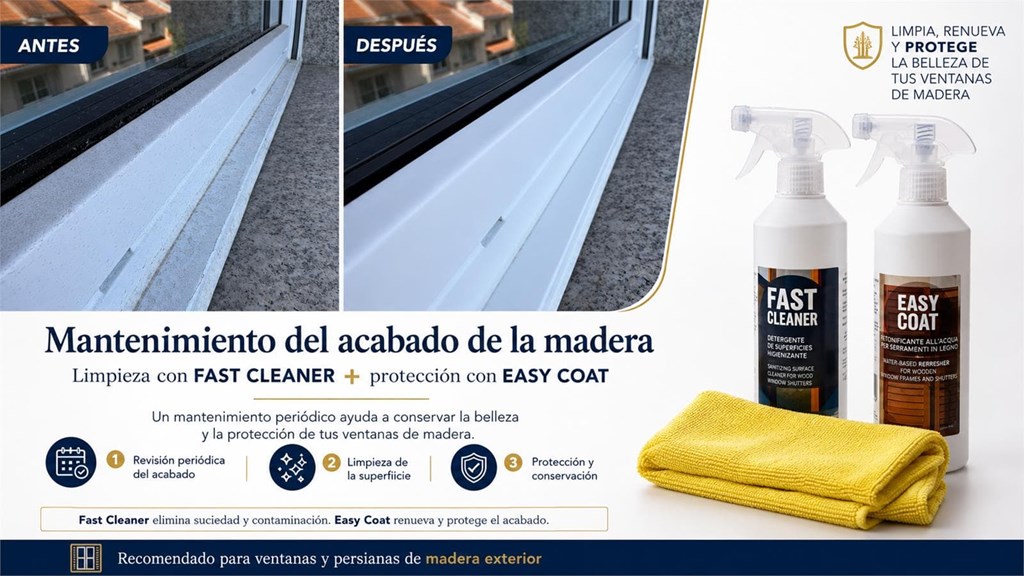 Cuida tus ventanas de madera con mantenimiento profesional