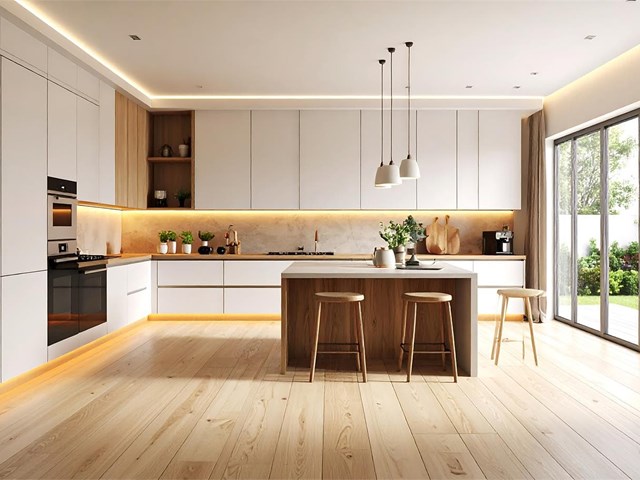 La función de la isla de cocina y beneficios en su instalación